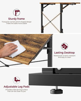 Vantic folding desk includes simple-tools for easy assembly