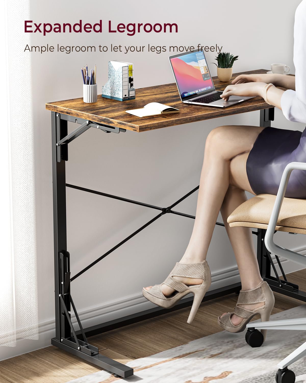 Vantic folding desk travel-ready fits car trunk or RV