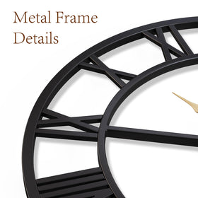 Vantic wall clock enhances kitchen decor with easy readability and timeless charm.