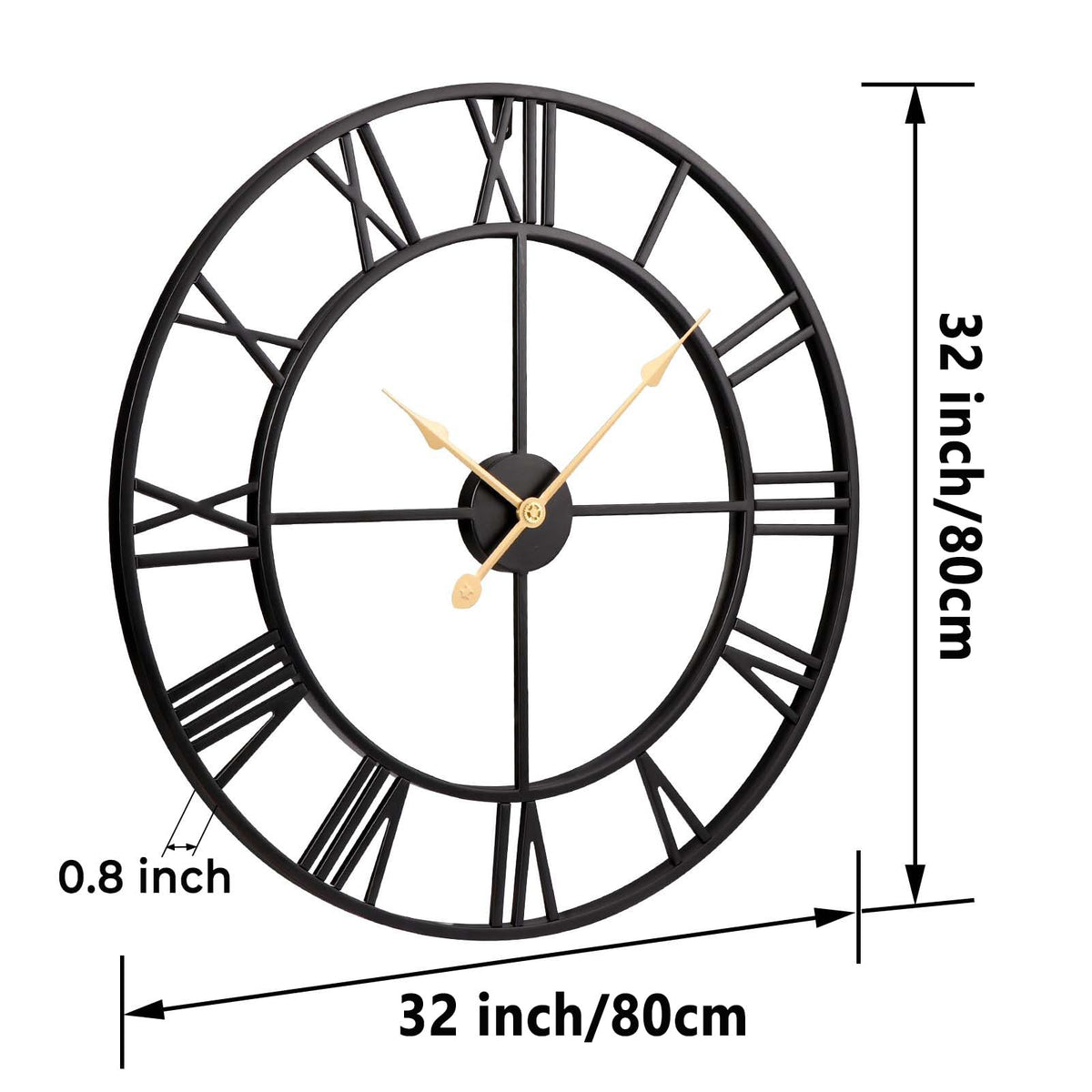 Vantic clock suits both modern and traditional interiors.