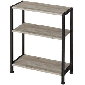 Vantimo 3-Tier Side Table as a compact office storage option in tight spaces.