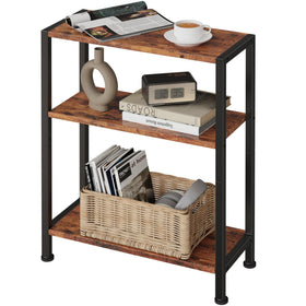 Vantimo 3-tier side table in a small-space layout, perfect beside a sofa for keep-sake items.