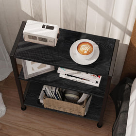 Vantimo slim office table for storage and laptop use in small spaces.