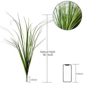 VANTREE faux grass 16-piece outdoor decor for a vibrant, maintenance-free look.