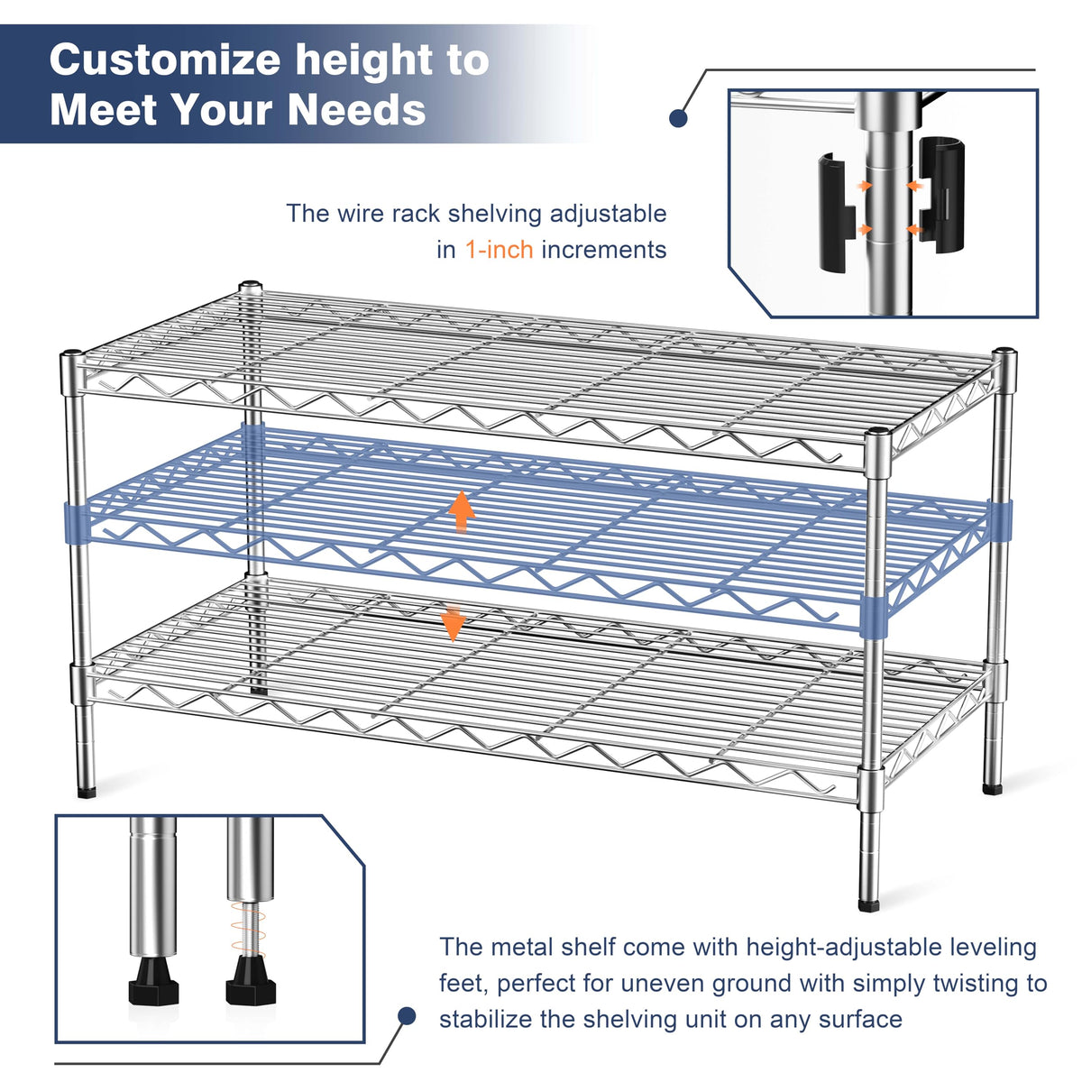 VANZBON kitchen-friendly storage solution for organized countertops.