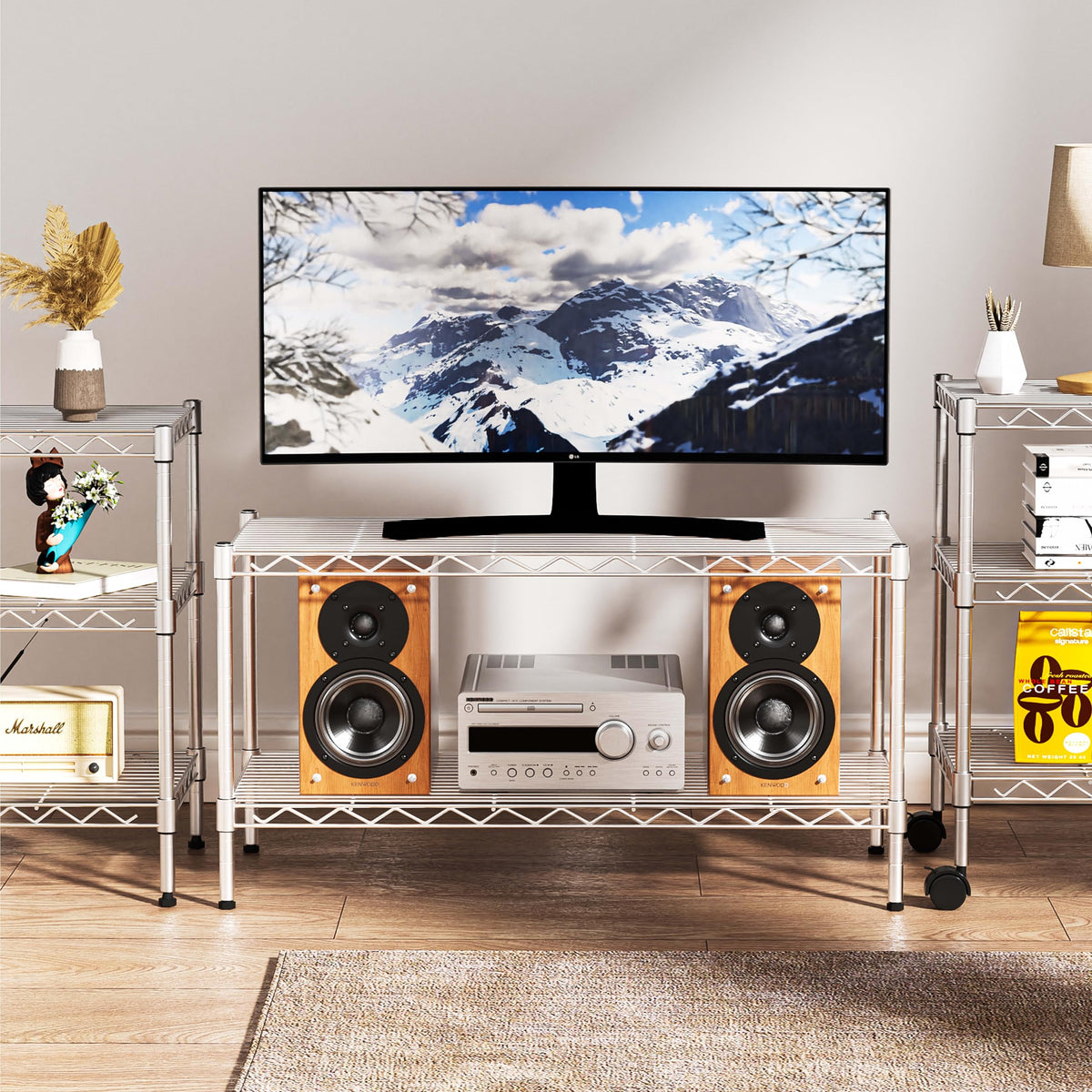 VANZBON living room and office storage for clutter-free spaces.