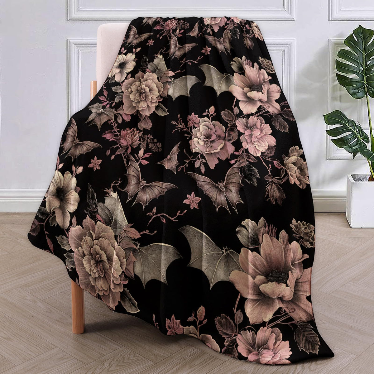 VANZEV flannel throw 50x60 offers lightweight warmth on the couch