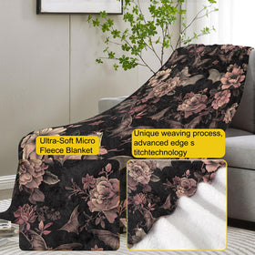 VANZEV soft plush blanket provides comfy bedding and seating comfort