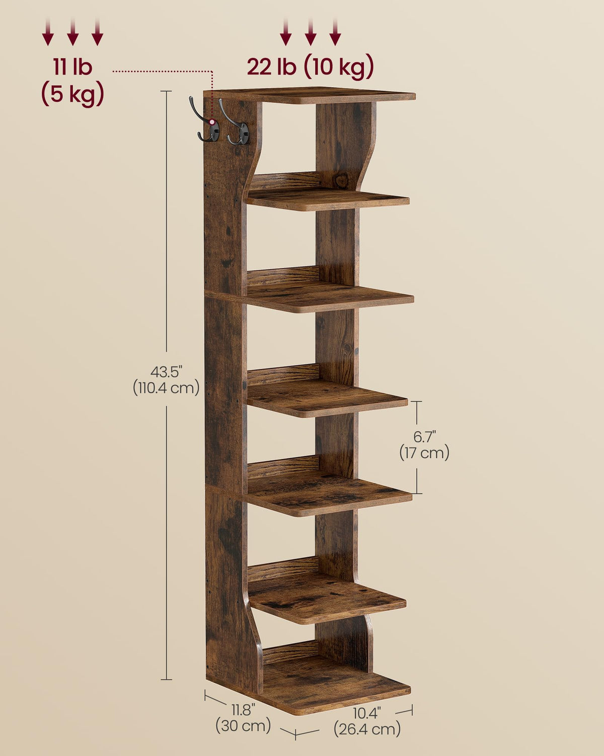 VASAGLE assembly guide visual hint for simple setup