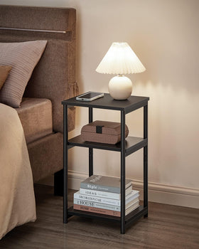 VASAGLE Barnet adjustable-feet stabilize the tall table on uneven floors