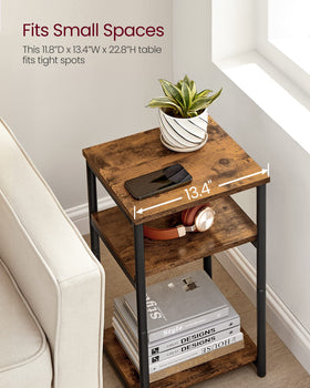 VASAGLE Barnet adjustable feet stabilize on uneven floors