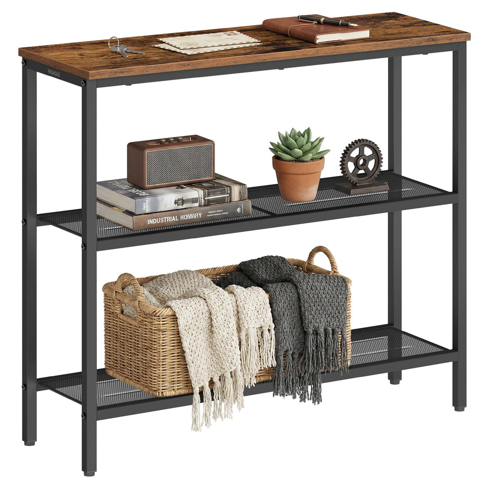 VASAGLE Barnet console table top surface for clutter-free entryways
