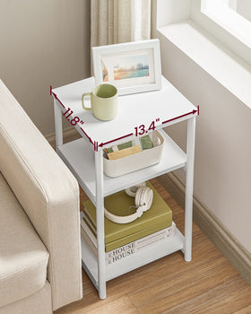 VASAGLE BARNET end table adjustable feet help level on uneven floors
