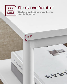 VASAGLE BARNET end table decor accessories showcase versatility