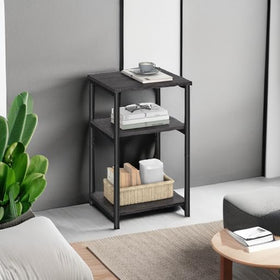 VASAGLE Barnet end table easy assembly shows quick setup in minutes.