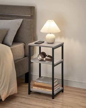 VASAGLE Barnet end table with steel frame for lasting stability.