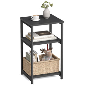 VASAGLE Barnet side table with ink-black frame adds modern depth to any living space