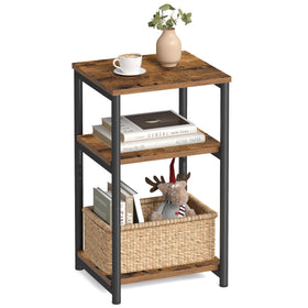 VASAGLE Barnet side table with steel frame ideal for living rooms