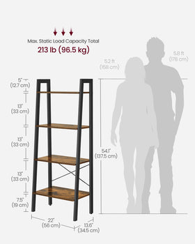 VASAGLE BARNET storage rack in kitchen use showing vertical organization