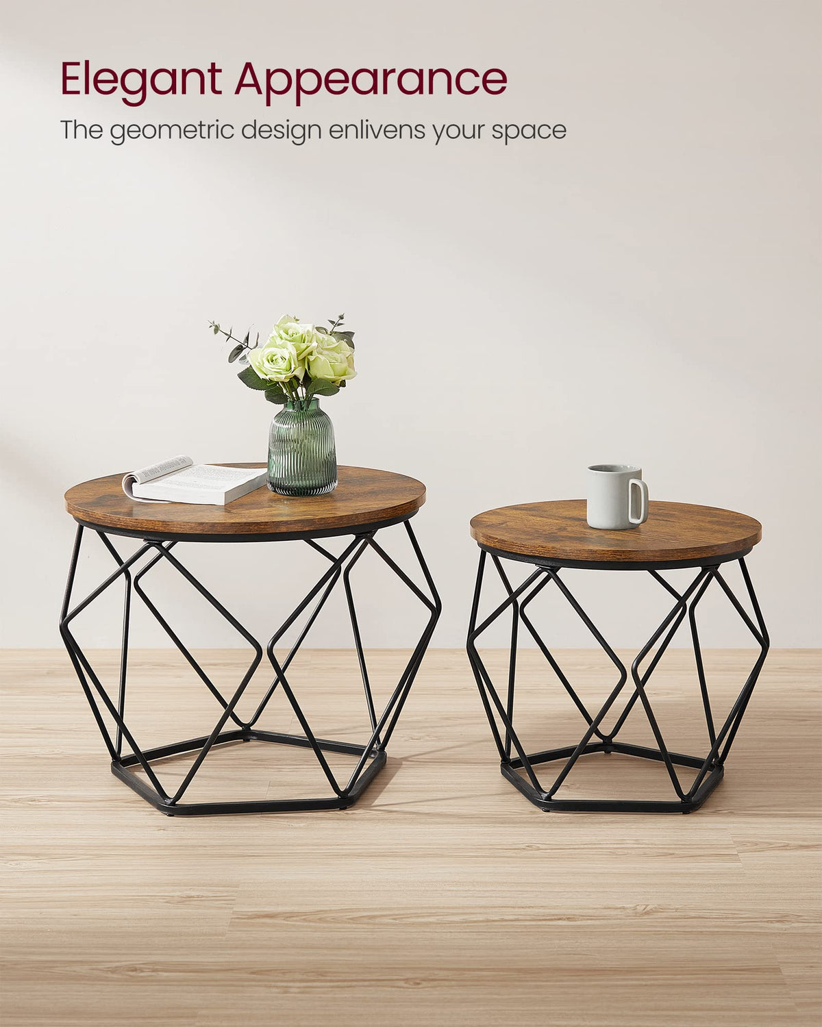 VASAGLE ideal for living room, bedroom, and office setups.