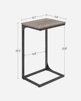 VASAGLE End Table top over sofa arm for convenient use