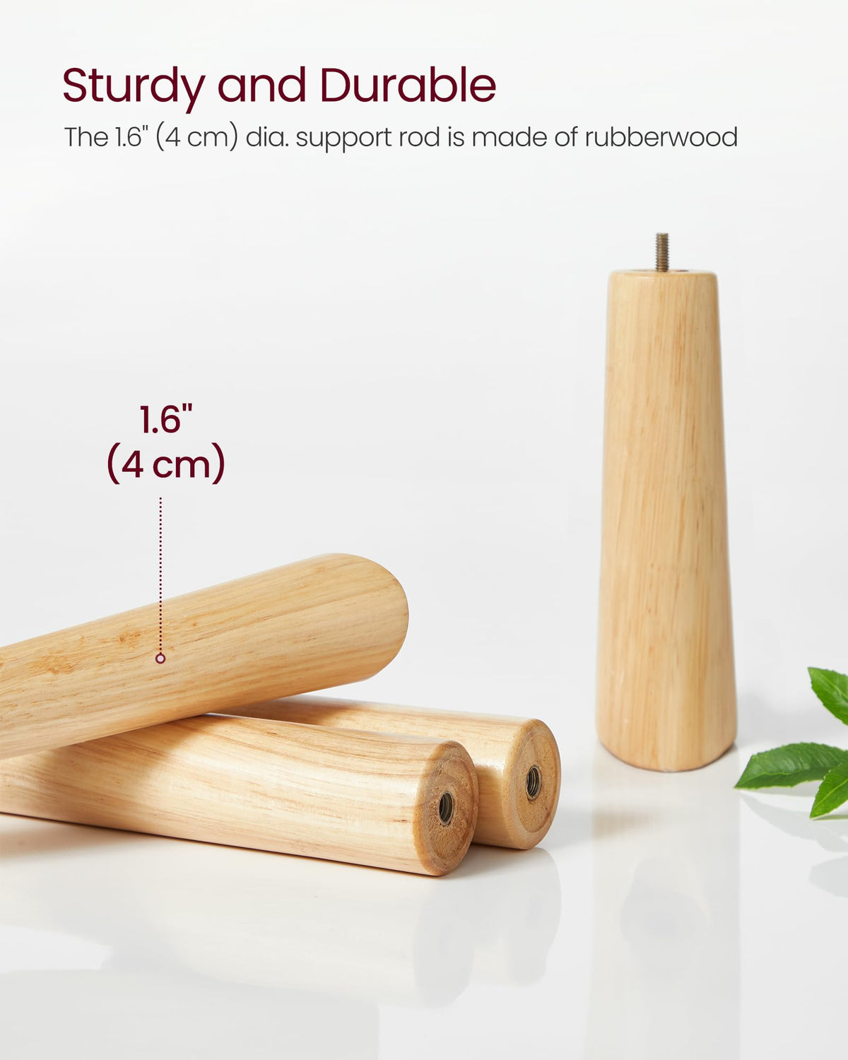 VASAGLE dimensions highlight compact footprint and tall height