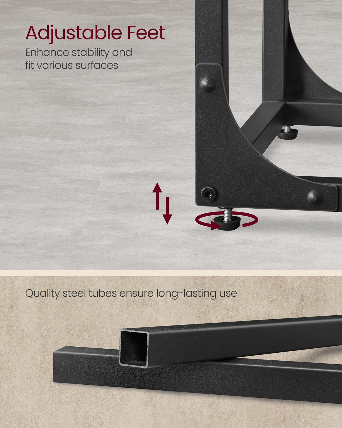 VASAGLE small-apartment friendly end table ready to fit in tight spaces