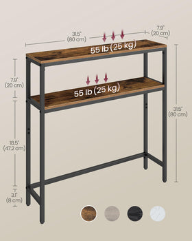 VASAGLE assembly parts with labels demonstrate quick, easy build