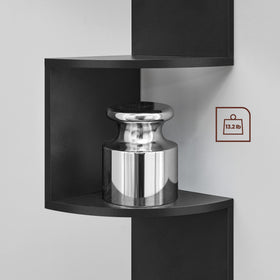 VASAGLE ink black finish adds modern rustic vibe to bedrooms, bathrooms, or offices.