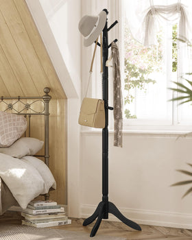 VASAGLE easy-assembly coat rack ships with clear parts and simple instructions.