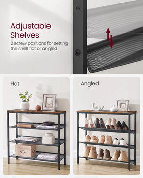 VASAGLE easy assembly with labeled parts and clear instructions