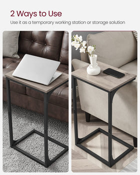 VASAGLE End Table easy assembly in minutes