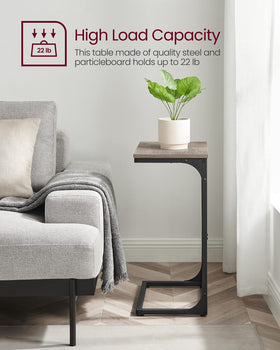 VASAGLE End Table doubles as a laptop workspace
