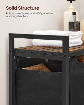 VASAGLE laundry hamper dimensions help you plan placement and fit in small spaces.