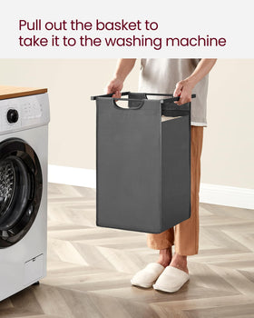 VASAGLE unit suits laundry rooms for tidy, organized chores.