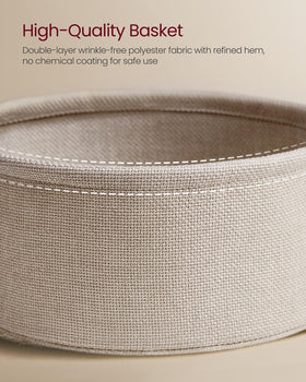VASAGLE LILEA adjustable feet help protect floors on uneven surfaces.