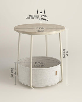 VASAGLE LILEA adjustable feet protect floors on uneven surfaces.