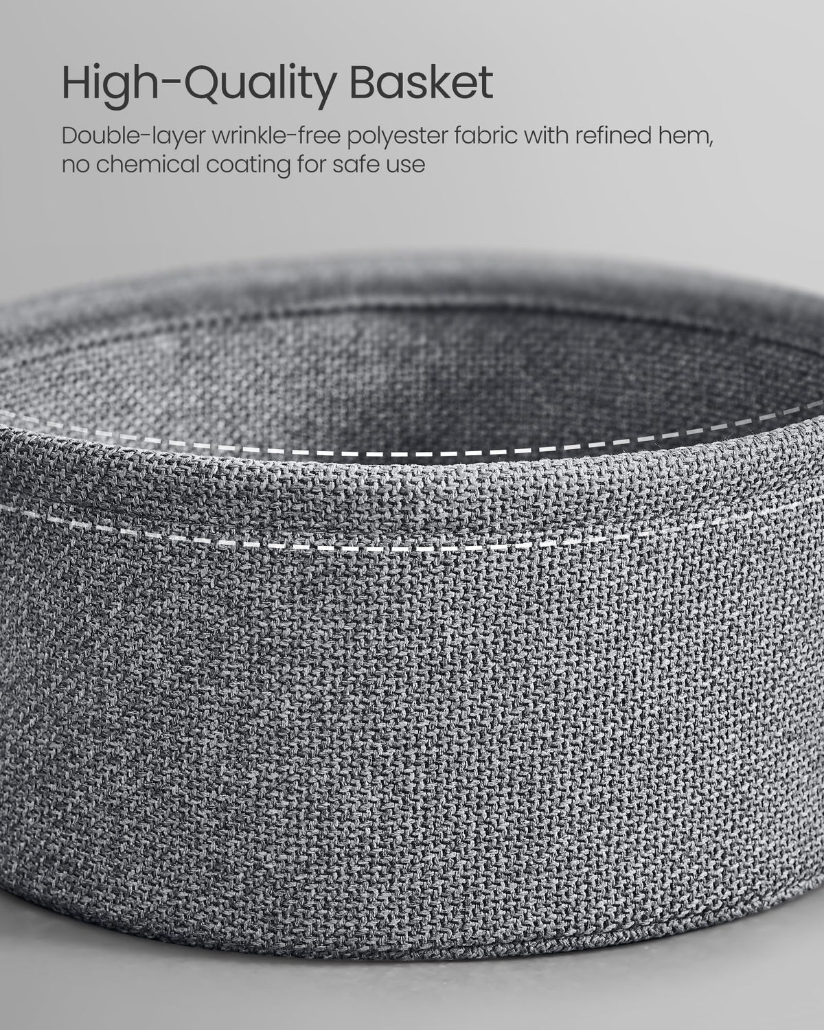 VASAGLE LILEA adjustable-feet protect floors and keep table level