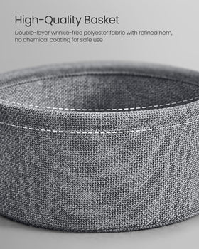 VASAGLE LILEA adjustable-feet protect floors and keep table level