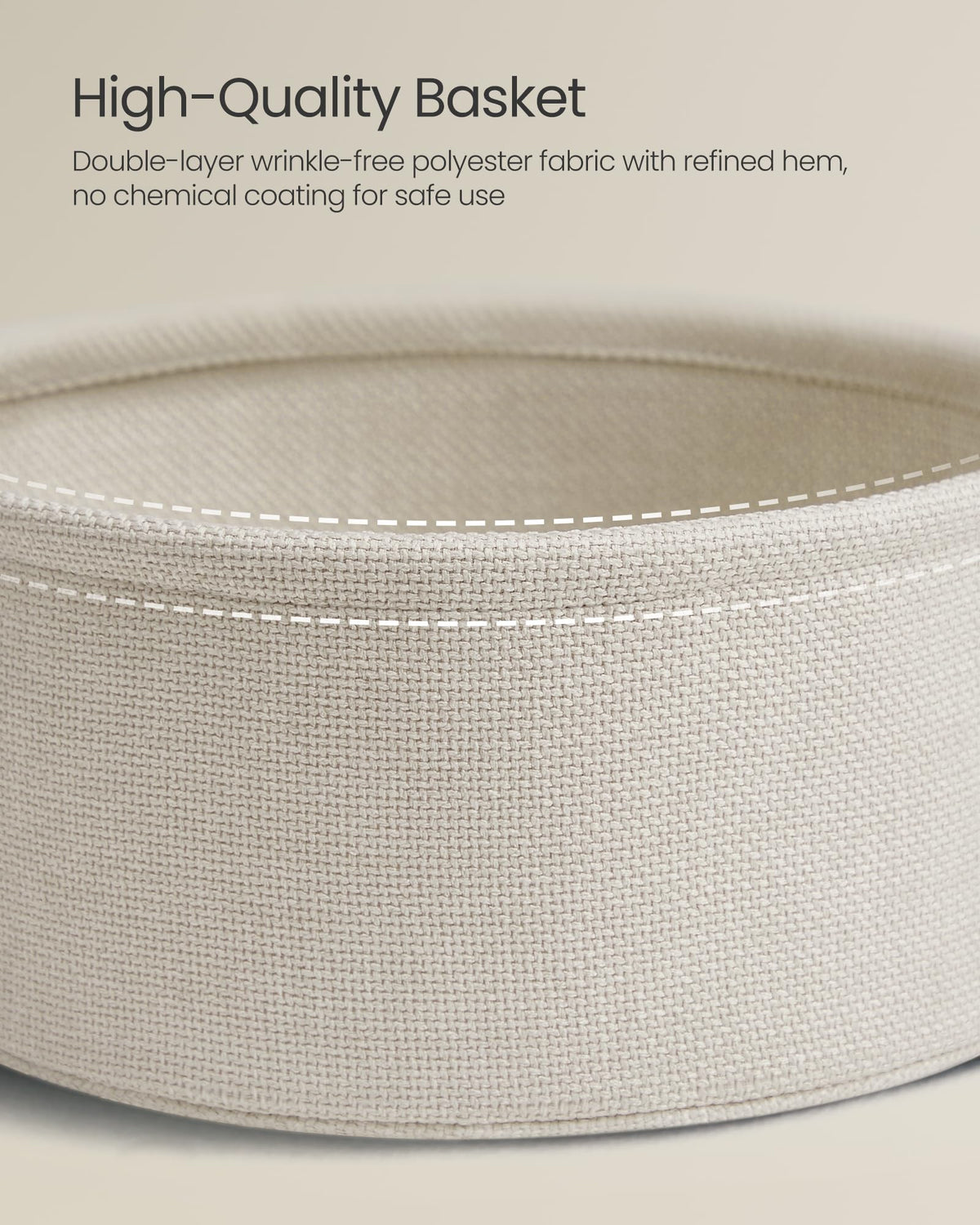 VASAGLE LILEA compact design fits small rooms nicely.