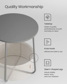 VASAGLE LILEA compact dimensions with ample surface and storage