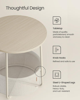 VASAGLE LILEA compact dimensions suit small spaces.