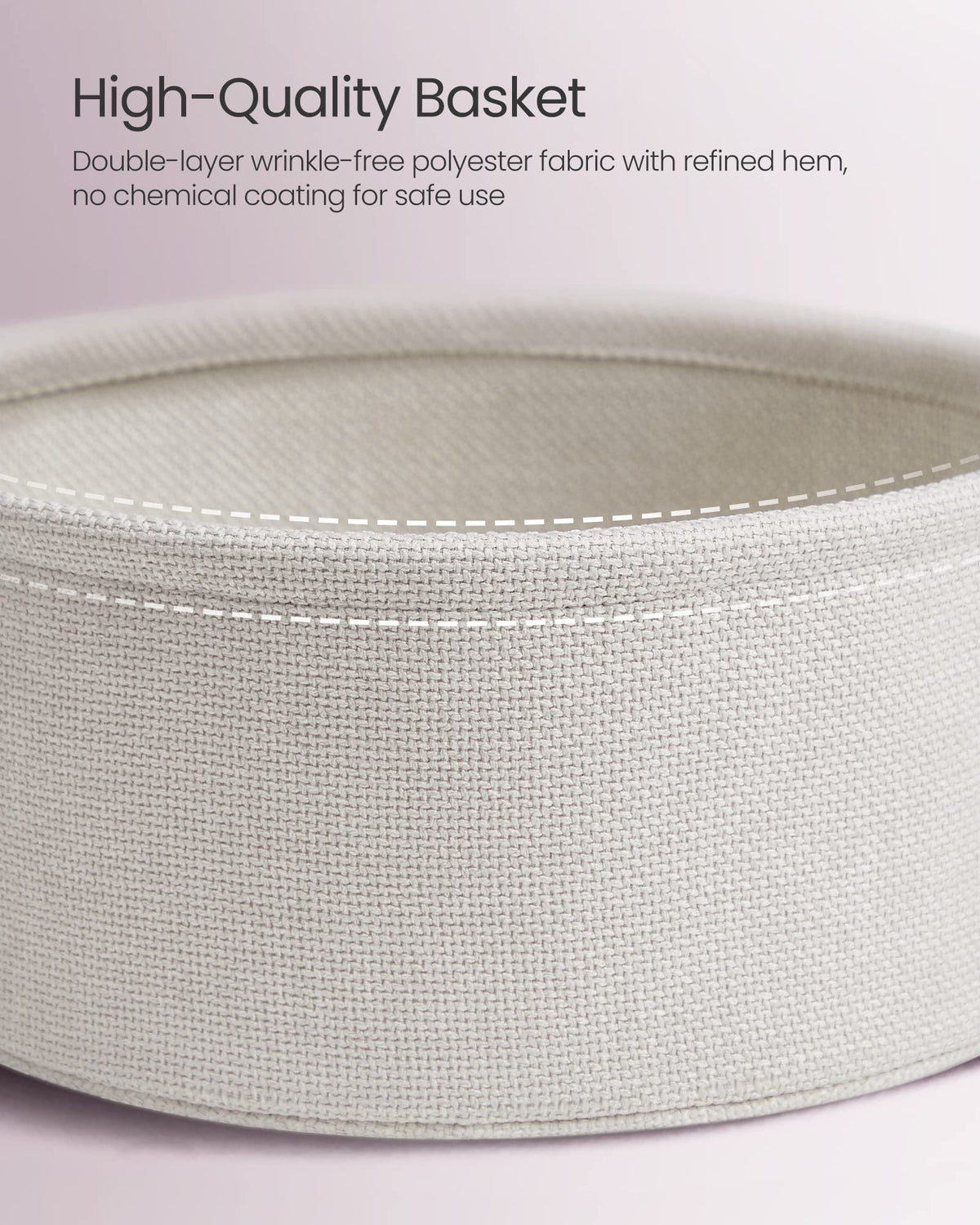 VASAGLE LILEA compact footprint fits small spaces neatly.