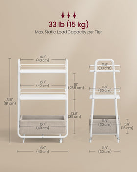 VASAGLE LILEA multi-room storage usage demonstrates versatility and organization