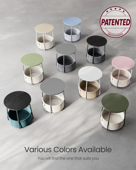 VASAGLE LILEA room-setup idea shows a stylish modern corner solution