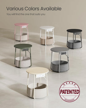 VASAGLE LILEA versatile table suitable as bedside or living room side table.