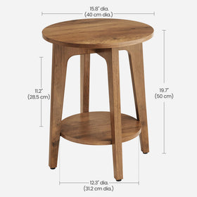 VASAGLE MAEZO end table living room uses for drinks and decor.