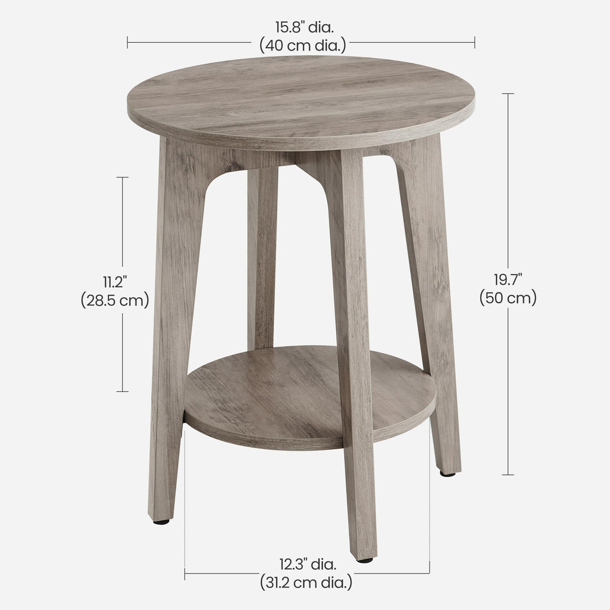 VASAGLE MAEZO living room setup showing versatile use as side table