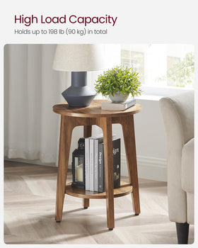 VASAGLE MAEZO bedside use as nightstand for lamp and essentials