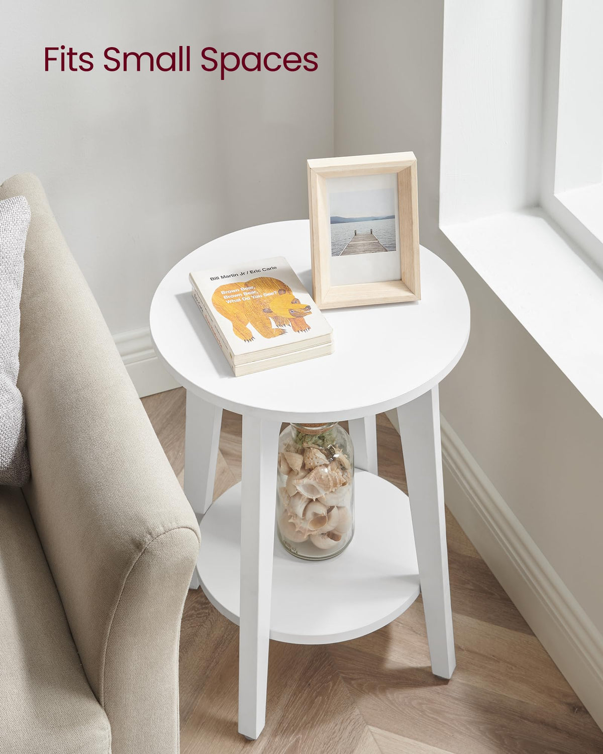 VASAGLE MAEZO compact dimensions fit small spaces easily
